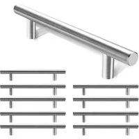 Clanmacy Möbelgriff 10-100X Stangengriff Schubladengriffe Küchengriff Schrankgriff Ø10~12 (20-St)