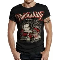 GASOLINE BANDIT® T-Shirt Rockabilly Forever - Originaldesign by David Vicente