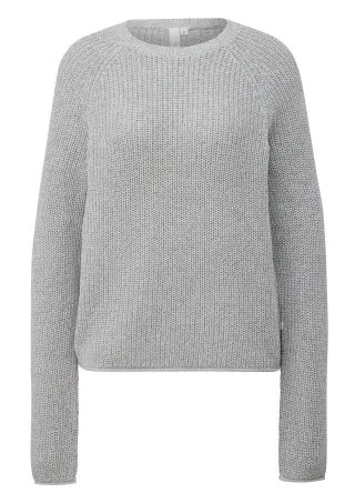 qs - Strickpullover grau - Gr. - L