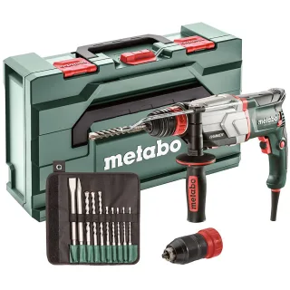 Metabo Multihammer UHE 2660-2 Quick 10 teiliges Set mit SDS-plus-Bohrer-/Meißelsatz - metaBOX 145 L - 600697510