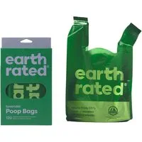 Earth Rated Hundekotbeutel Kotbeutel mit Griff Lavendel - 120 Stück