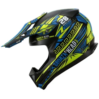 Broken Head Division MX - Motocrosshelm &amp; Supermoto-Helm