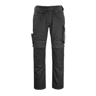 MASCOT Erlangen Hose mit Knietaschen UNIQUE Schwarz / Dunkelanthrazit 48 - 12179-203-0918-90C48