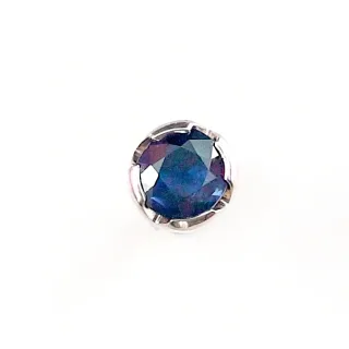 18k Single Ohrstecker mit Saphir 1,21 ct - GIL zertifiziert
