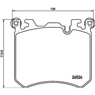 Hella Bremsbel?ge vorne BMW X5 E70 X6 E71