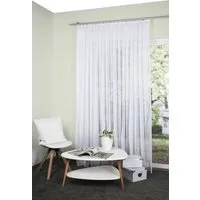 Home Basics Gardine FLAMIO (1 St), Multifunktionsband, transparent, Fertigstore Flammgarn
