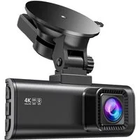REDTIGER Nachtsicht 360° Sichtfeld 170° Weitwinkel Auto Dashcam (Vorne 4K UHD, Hinten 1080P, WLAN (Wi-Fi), mit 128 GB Karte, GPS,WiFi,24-Stunden-Parkmonitor)