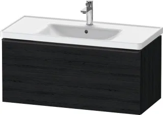 Duravit D-Neo Waschtischunterbau wandhängend Eiche Schwarz Matt 984x452x440 mm - DE42560BD160000 DE42560BD160000