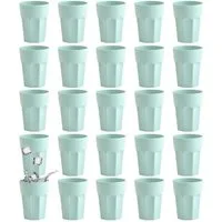Engelland Becher Kunststoffbecher in modernen Pastellfarben, 250 ml, Mehrweg, 25-tlg., Kunststoff, spülmaschinengeeignet, bruchfest, wiederverwendbar, 250 ml, 0,25 Liter