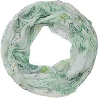 MIRROSI Loop Damen Schal mit Unterwasserwelt-Muster Weich Schlauchschal, (Zweimal um den Hals wickelbar, ca.45x75cm), Damen Halstuch ideal für Frühling, Sommer oder Herbst