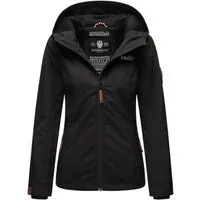 Marikoo Outdoorjacke Brombeere sportliche Übergangsjacke mit Kapuze