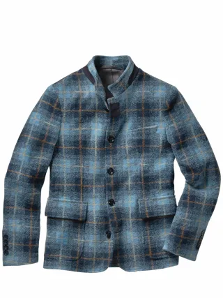 Mey & Edlich Herren Helgoland-Janker Blau Obermaterial: 92 % Wolle, 8 % Baumwolle