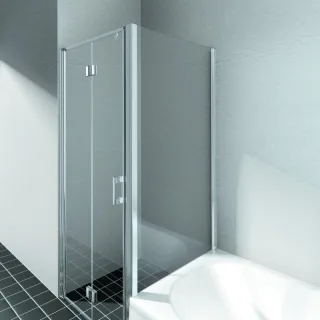 Kermi Seitenwand Liga TVD 0750x1600, silber mattglanz, ESG klar mit KermiClean, LITVD075161PK LITVD075161PK
