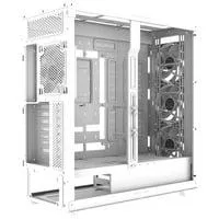 AX500 , Big-Tower-Gehäuse weiß, Tempered Glass