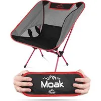 normani Campingstuhl Ultraleichter Campingstuhl Moak, Campingstuhl Angelstuhl - Gartenstuhl bis zu 135 kg