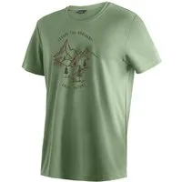 Maier Sports T-Shirt Dieter Print Herren Kurzarmshirt, leichtes Sommer Funktionsshirt, Rundhals, Reg Fit