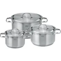 RÖSLE Topf-Set PUREELEMENTS, Edelstahl 18/10 (Set, 3-tlg)