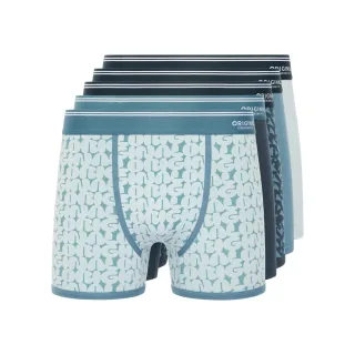 Crosshatch - "Dringal" Boxershorts für Herren (5er-Pack) (Blau)