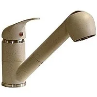 WAGNER® Küchenarmatur Einhebel Spültisch, Küchenarmatur, Wasserhahn mit Brause Hochdruck farbig