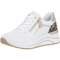 Remonte Keilsneaker Freizeitschuh, Halbschuh, Schnürer mit seitlichem Reißverschluss