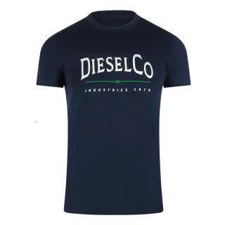 Marineblaues T-shirt Von Diesel Industries