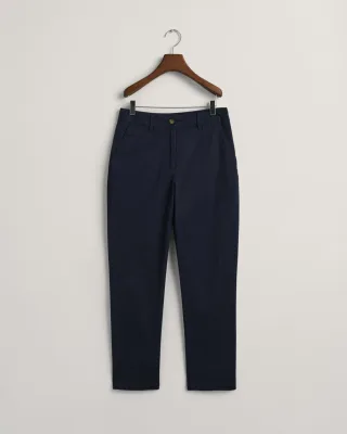 GANT - Slim Fit Chinohose evening blue - Gr. - 42