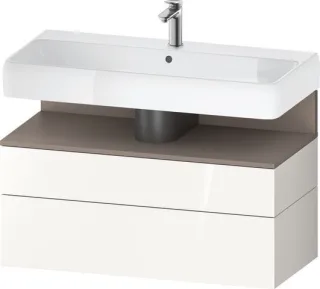 Duravit Qatego Waschtischunterbau wandhängend Weiß Hochglanz 990x470x590 mm - QA4395043220010 QA4395043220010