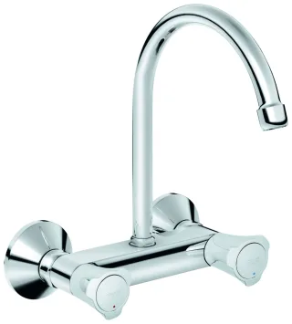 GROHE Spültisch-Wandbatterie Costa 31191_1 Bogenauslauf chrom, 31191001 31191001