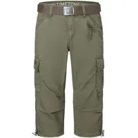 TIMEZONE Cargoshorts Cargo mit Gürtel und Design Taschen Loose MilesTZ Short