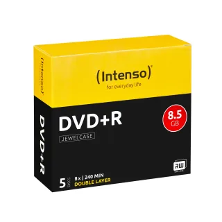 Intenso 5 x DVD+R DL | 4311245 | 8.5 GB 8x - Jewel Case (Schachtel)