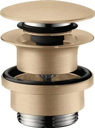 Hansgrohe Ablaufventil push-open DN32 BBR mit Überlaufloch, 50100140 50100140