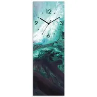 OTTO home Wanduhr Meer von oben (wahlweise mit Quarz- oder Funkuhrwerk, lautlos ohne Tickgeräusche)