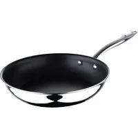 MasterPRO Bratpfanne Bratpfanne Pfanne Edelstahl Ø 28 cm Pfanne jede Herdart Aluminium, Edelstahl