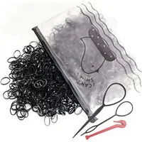 LuxusKollektion Haargummi 1000 Stück Elastische Haargummis Klein Haarstyling Zubehör