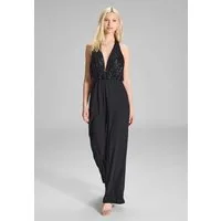 Hey Kyla Jumpsuit - Jumpsuit mit besticktem Top aus Paillette Oberteil in lockerer Passform