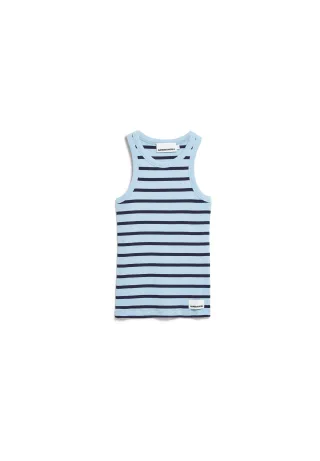 Armedangels - KANITAA STRIPE TOP blue glow-tinted navy - Gr. - L