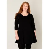 Base Level Curvy Tunikashirt Aria mit Rundhalsausschnitt