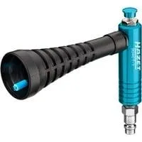 Turbo Ausblaspistole 9040T-1, Ausblas-Werkzeug schwarz/blau, mit Verwirbelungsdüse