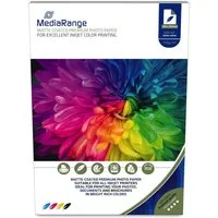 Mediarange Fotopapier 100 Mediarange Blatt Fotopapier DIN A4 matt einseitig 130 g/m²