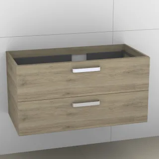 Artiqua 414 Waschtischunterschrank für Venticello 4134R2 Sanremo Eiche quer NB, 414-WU2L-V109-7144-4 414-WU2L-V109-7144-428