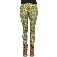 cosey Leggings Bedruckte Bunte Lama-Leggings/Tights Tier (Einheitsgröße XS-L) Maya Lama