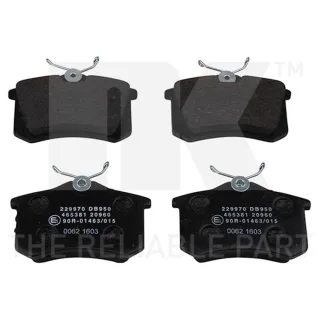 NK Bremsbel?ge hinten Audi Citroen Peugeot Renault Seat VW