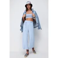 No Matter What Bequeme Jeans Strickhose mit Bindedetail