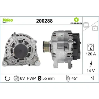 Valeo Lichtmaschine 120A Citroen DS Opel Peugeot Toyota