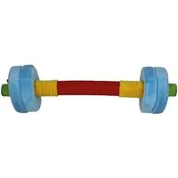FitKidz Kuscheltier Barbell Soft Toy Langhantel Plüsch Kinder Fitness Sportspielzeug (1-St), Rasselfunktion