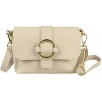 ITALYSHOP24 Schultertasche MADE IN ITALY Damen Leder Tasche Crossbody Umhängetasche Smartphone, Handytasche Ledertasche Brusttasche Freizeit Überschlagtasche Clutch