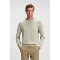 BOSS ORANGE Strickpullover Kanovano Cotton Cashmere mit Rundhalsausschnitt