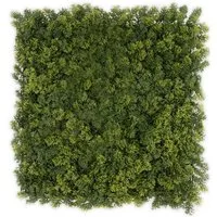 Kunstpflanze Pflanzenwand Houttuynia-Cordata, Karat, UV-beständig