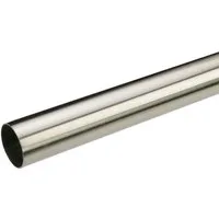 Liedeco Gardinenstange Gardinenrohr, Stilrohr, Gardinenstange 20 mm "France", Ø 20 mm, Fixmaß, Metall