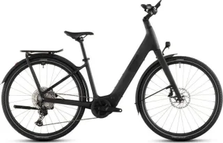 Cube Kathmandu Hybrid C:62 SLX 400 Wh X E-Bike Easy Entry 28" liquidblack'n'bluedust 54 cm | Dienstrad-Leasing möglich